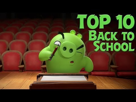 Angry Birds - Top 10 Angry Birds Back To School Moments