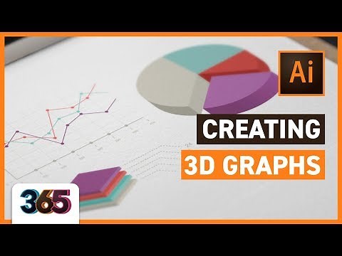 📊 Creating 3D Graphs | Illustrator CC Tutorial #103/365