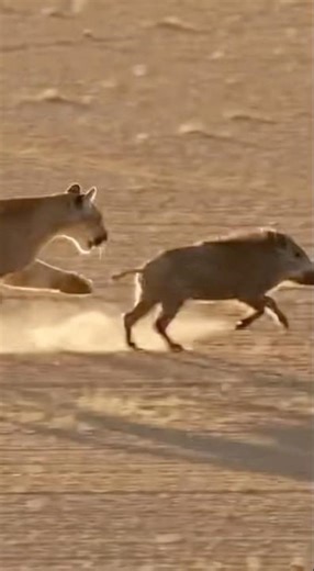 The Instant a Hidden Predator Surprised a Sprinting Puma