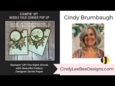 Middle Fold Corner Pop Up Card