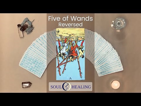 Five of Wands reversed - tarot card meaning