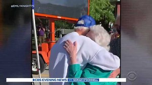 2.6K views · 108 reactions | A WWII veteran celebrating his 100th birthday reunited face-to-face with his 98-year-old sister for the first time since the start of the pandemic. The crowd on the street broke out in applause as the siblings shared a heartwarming hug. | CBS Evening News | Facebook