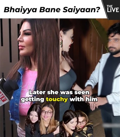 280K views · 2.9K reactions | Sherlyn Chopra made Rakhi Sawant's ex-husband, Adil, her brother, and now she seems to be getting quite close to him. What's happening? kya Bhaiyya Bane Saiyaan! #SherlynChopra #RakhiSawant #AdilKhan | The Live | Facebook