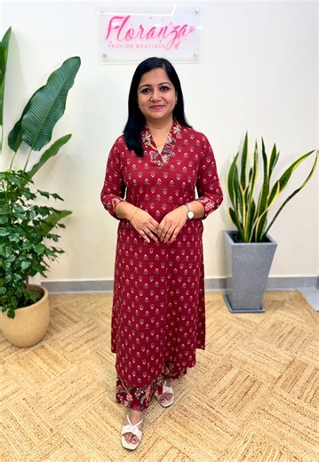 Top and bottom set in cotton Top . Aline top . V Neck with bottom patch . Sleevend with bottom patch and flap button . 2 Side Pockets . No Lining . Top length 47 inches Bottom . Semi - bottom . Full waist elastic . Bottom length 39 inches NB:Refer Size Chart Before Placing the Order Product Code : 3108 Price : 1090 Sa Size : M-2XL Disclaimer: There Will Be Slight Differences In Colour Due To Lighting Or Your Device Display Settings. #Floranzafashion #Floranza #Calicut #Florique #Florista #Boutiq