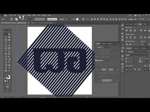 How to Create Line Art Text Effect in Adobe Illustrator | Step-by-Step