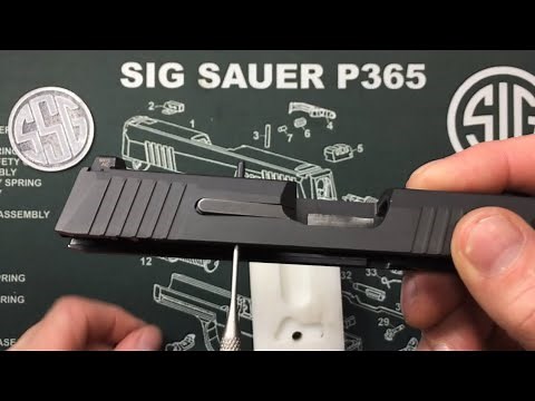 Sig Sauer P365 extractor removal and installation