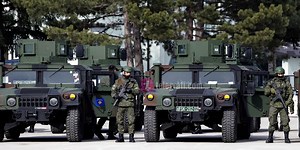 The construction of the military base in "Cërnusha Hill", reactions come from Serbia