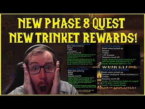 Season of Discovery: NEW PHASE 8 QUEST! NEW TRINKET REWARDS!