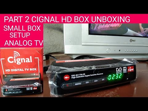 NEW DIGITAL SATELLITE RECEIVER TV BOX UNBOXING & SETUP TUTORIAL