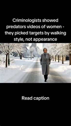 Synvora | Cognitive Operator on Instagram: "1. Criminology researchers studying violent predator target selection showed convicted offenders video footage of women walking in public spaces. Attackers consistently selected the same targets across hundreds of videos - not based on attractiveness, clothing, or body type, but on gait characteristics. Women with confident, purposeful walking patterns showing head up, steady pace, deliberate direction were consistently rejected as targets. Women with 