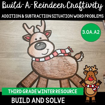 Addition and Subtraction Holiday Math Craftivity (3.NBT.A.2)