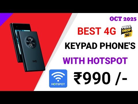 🔥Best 4G Keypad Phones With hotspot in 2025 मात्र ₹990 🥳.!! Best 4G Keypad Phones 2025