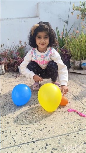 Anaya popping baloon 🎈🎊 #funny #cutebaby #trending #shortvideo #love #ytshorts #balloon