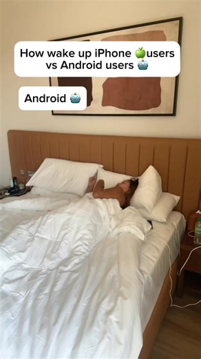 Jovelyn Manuel Aguilar | How wake up iPhone 🍏users vs Android users 🤖 #iphoneusers #androidusers | Instagram