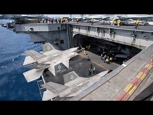 米国は10億ドル規模の戦闘機を空母のどこに格納している？