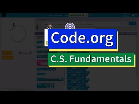 Code.org Express Lesson 6.8 C Drawing with Loops | Answers Explained | Part D Octagon