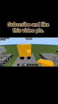 I built a cute bee 🐝 statue in minecraft. #minecraft #build #bee