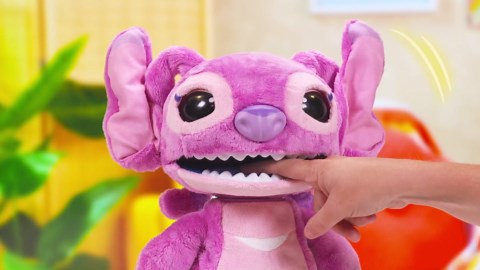 Disney Stitch Ultimate Angel Interactive 17" Plush Toy, 100+ Sounds & Reactions, Moves Like a Real-Life Angel, Toy for Fans, Girls, Boys, Kids 3 and Up by Just Play