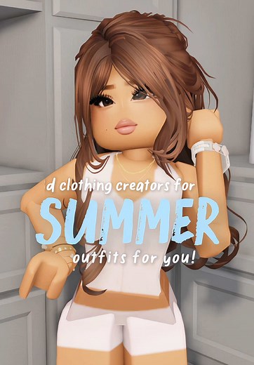 4 3d clothing creators for SUMMER OUTFITS! tops skirts dresses 🏝️🥥🐚 | #berryavenue #berryavenuecodes #outfit #roblox #fyp