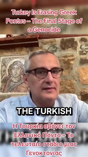 Greek Pontus: A Genocide Beyond the Grave Turkey Is Erasing Greek Pontus – The Final Stage of a Genocide First, they destroyed communities. Now, their cultural memory is at risk. Dr. Nikos Michailidis warns that the Greek heritage of Pontus and Asia Minor faces an ongoing process of cultural erasure. Ancient churches, monasteries, historical monuments, traditional music, the Pontic lyra, and centuries-old dances are all part of a Greek cultural legacy whose identity is increasingly contested. On
