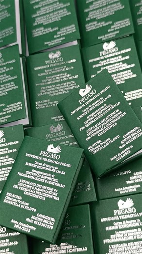 Per un ricordo che resta... come una calamita! ✨ Bomboniera laurea Mini tesi formato libro con frase interna e calamita #bomboniere #bombonierelaurea #laurea #laureamagistrale #pegaso | Bukyko Miniature Book | Facebook