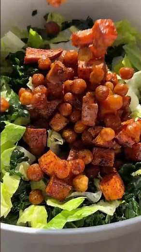 Vegan Sweet Potato Chickpea Taco Salad | Minimalist Baker Recipes
