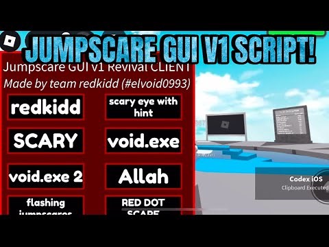 [New] Jumpscare GUI V1 Script! | No Key | Pastebin!