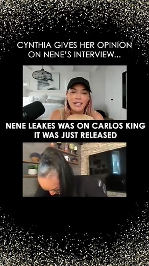Had to get Cythina’s reaction to the Carlos King NeNe Leakes interview for @Two Ts In A Pod. Episode out tonight at 9PM! #rhoa #realhousewives #twotsinapod
