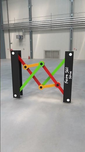 Eight-Bar Linkage for Perfect Straight-Line Motion #mechanic #mechanism #engineering