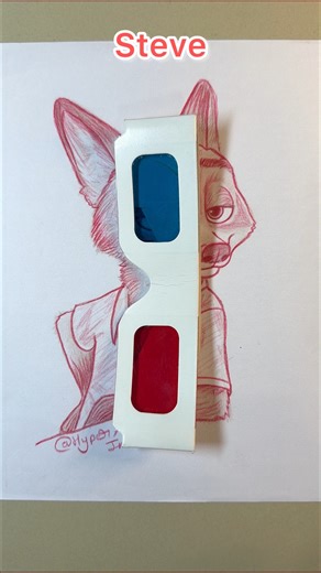 Meet Steve from minecraft 😍♥️✨ #art #drawing #zootopia2