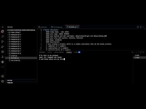 CS50P final project by Abdul Rehman.