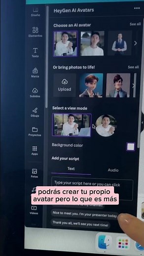 How to create your own Avatar with #Canva 🤖 #shorts #canvatips