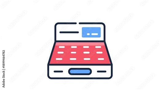 Get this creatively crafted amazing animated icon of cash register