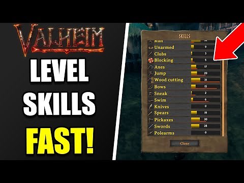 QUICKLY Level Up Skills In Valheim | Short Guides