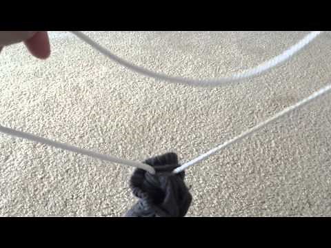 How To Tie a Single Loop Drawstring