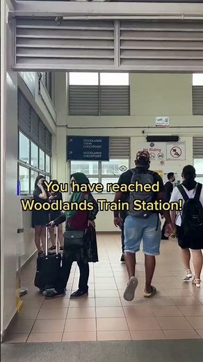 Train from Singapore to Malaysia!