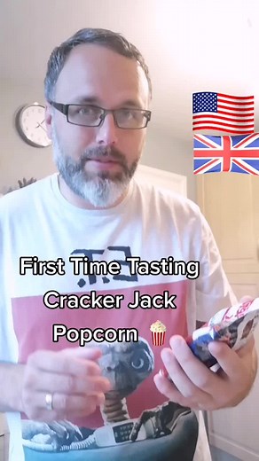 First Time Tasting Cracker Jack Popcorn 🍿