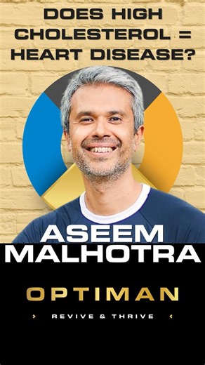 OPTIMAN on Instagram: "Dr. Aseem Malhotra, world-renowned cardiologist, suggests it might be time to rethink everything we know about cholesterol and heart disease. Be sure to follow 👉 @optiman and tune in to the OPTIMAN Podcast for more. LINK in BIO. 👉 The Reality: LDL cholesterol alone may not be the best predictor of heart disease. A more likely culprit? Insulin resistance. 🔍 What Dr. Malhotra Found: ✅ High triglycerides and low HDL are stronger markers to watch. ✅ Ins
