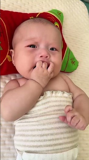 Cutest Baby Ever! 😍 Covering Mouth While Babbling Like a Little Angel #BabyLove #SmilingBaby #Baby