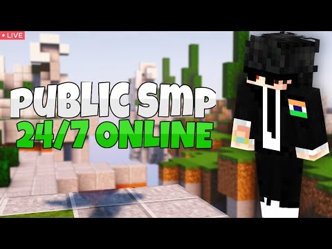 🔴 DAY - 4 Public SMP 24/7 Lag-Free | 🟢 Join now | Cracked Supported #minecraftlive