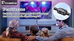 Dreamtop 20 Stück Ferritkerne Ferritfilter Ferrit Entstörfilter Klappferrit Aufsteckbarer Ferritring Ferritkerne für Kabel RFI, EMI, 3 mm, 5 mm, 7 mm, 9 mm, 13 mm Innendurchmesser, Schwarz