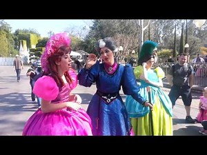 Cinderella's Evil Stepmother and Stepsisters at Disneyland