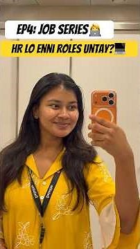 Job Series Ep.4 | HR Lo Enni Roles Untayi? 🤔 | Complete HR Career Guide.