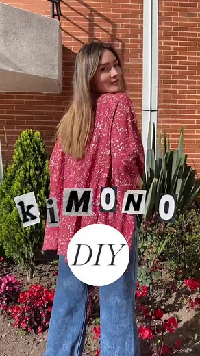 DIY Kimono Tutorial for Women | Thrifted Fashion Ideas