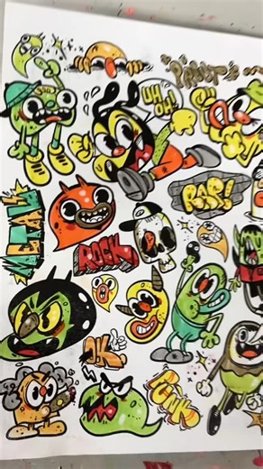 Astro Mtl on Instagram: ""Peut-être le meilleur cahier à colorier du monde." - Young Graffito 183, personnage et critique que j'ai peut-être inventé. LES GRAFFITOS 2 - DISPONIBLE CHEZ @librairieplanetebd , L'Original Saint-Denis (4455 St-denis) et @espaceflo #streetart #coloringbook #cartoon #art #graffiti"