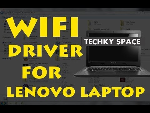 How to download wifi drivers on lenovo laptop (windows 10/8.1/8/7)