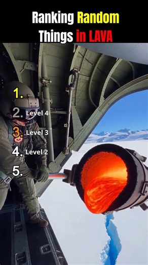 Is This The Craziest Thing In Lava? 😱🌋 #trending #experiment #ranking