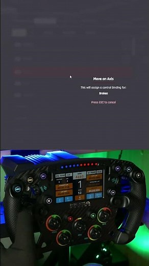 How to setup MOZA R5 in AC Evo #f1simracing #moza #acevo