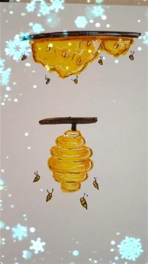 how to draw hornet Nest #art #drawing