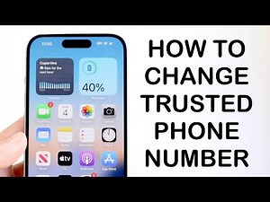 How To Change Apple ID Trusted Phone Number! (2024)